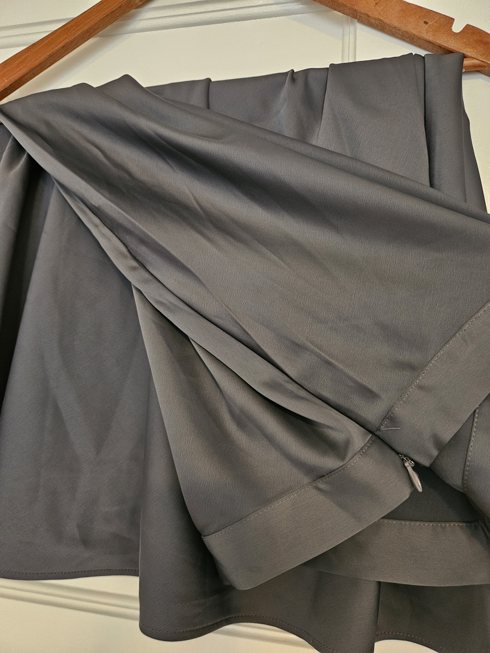 H&M Slate Gray Silky Skirt